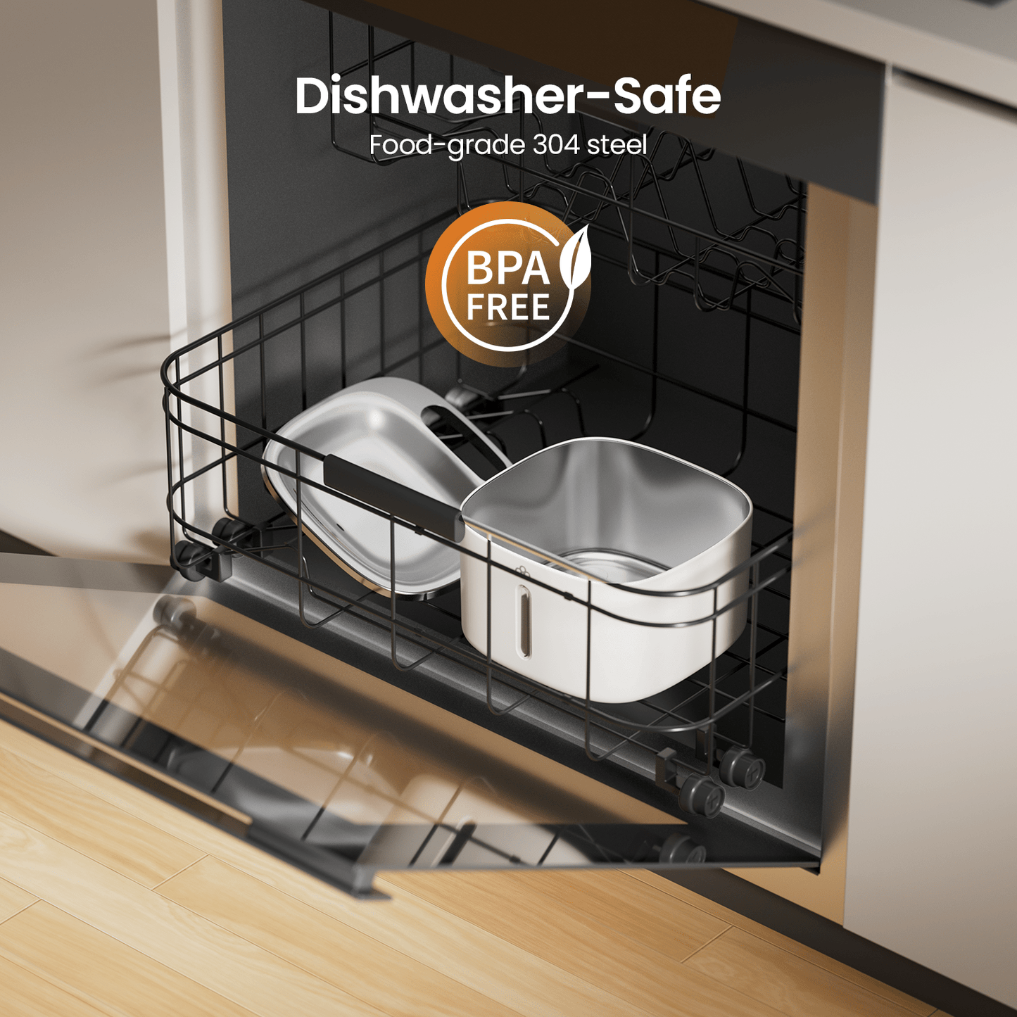 Oneisall Pet Air Purifier & Cordless Water Fountain Set