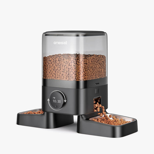 Oneisall H1 5L Automatic Cat Feeders for Two Cats