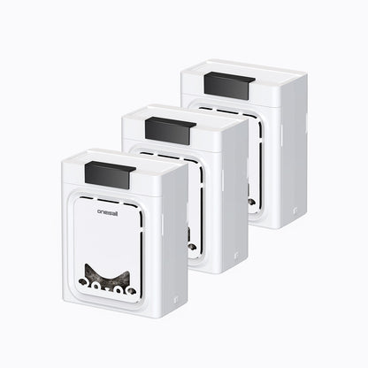 Oneisall Air Purifiers for Home Pets with Double-Sided Inlet, 3-Pack Set