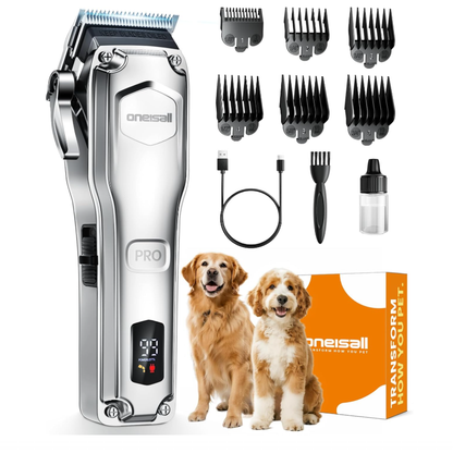 Oneisall PC18 Dog Clippers for Grooming Thick Hair