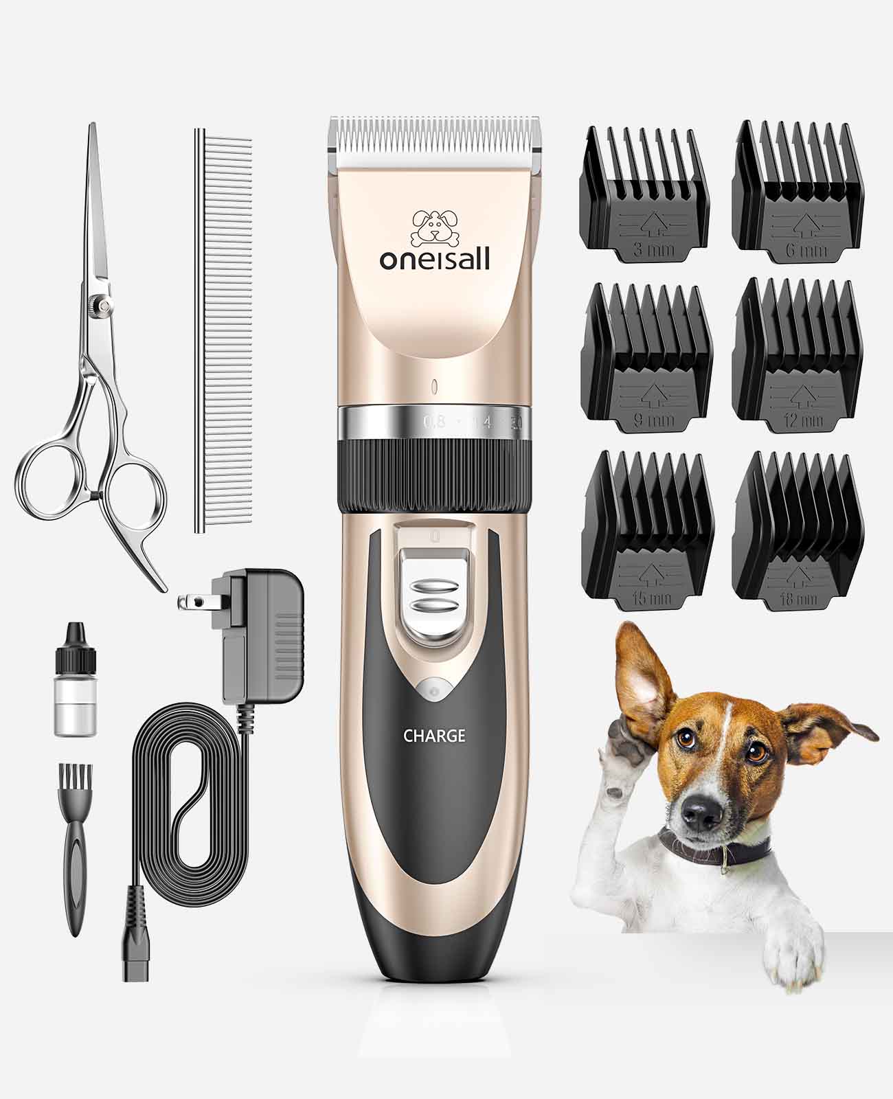 Oneisall P2 Dog Clipper & Dog Grooming Kit