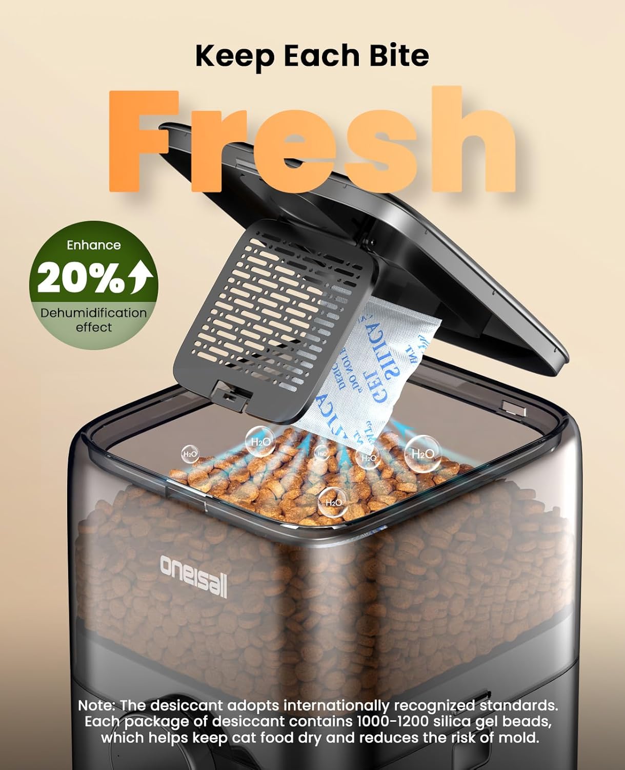 Oneisall PF05 3L Automatic Cat Feeder