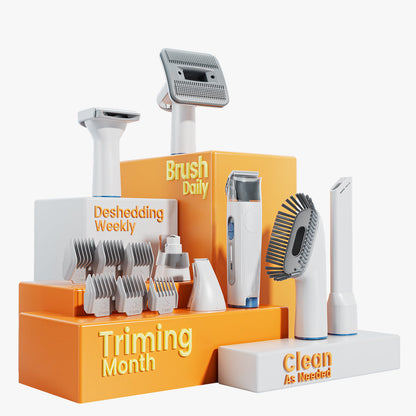 Oneisall LM2 7-in-1 Pet Grooming Vacuum Kit