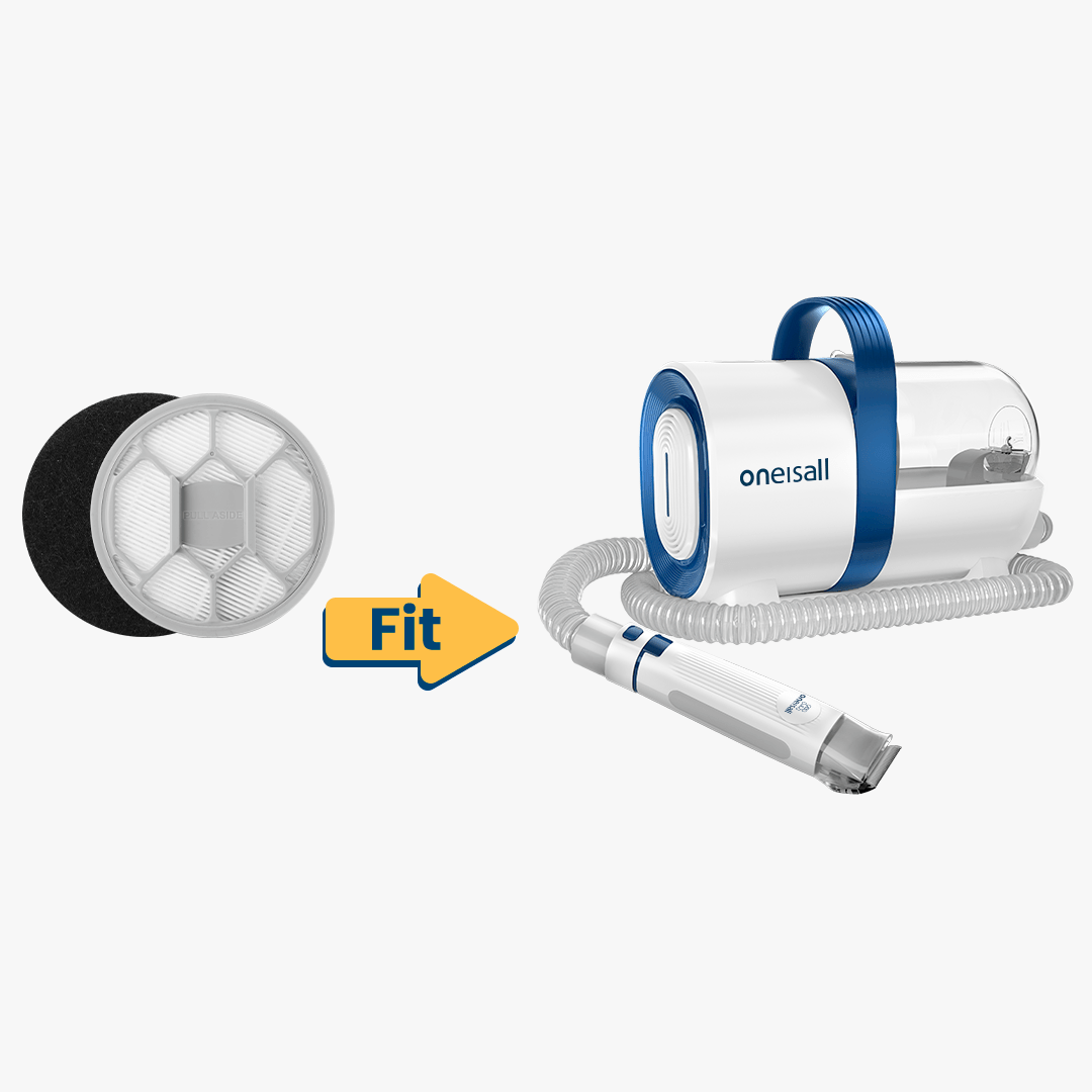 Oneisall LM2/LM5 Pet Grooming Vacuum Sponge Filter & HEPA Replacement