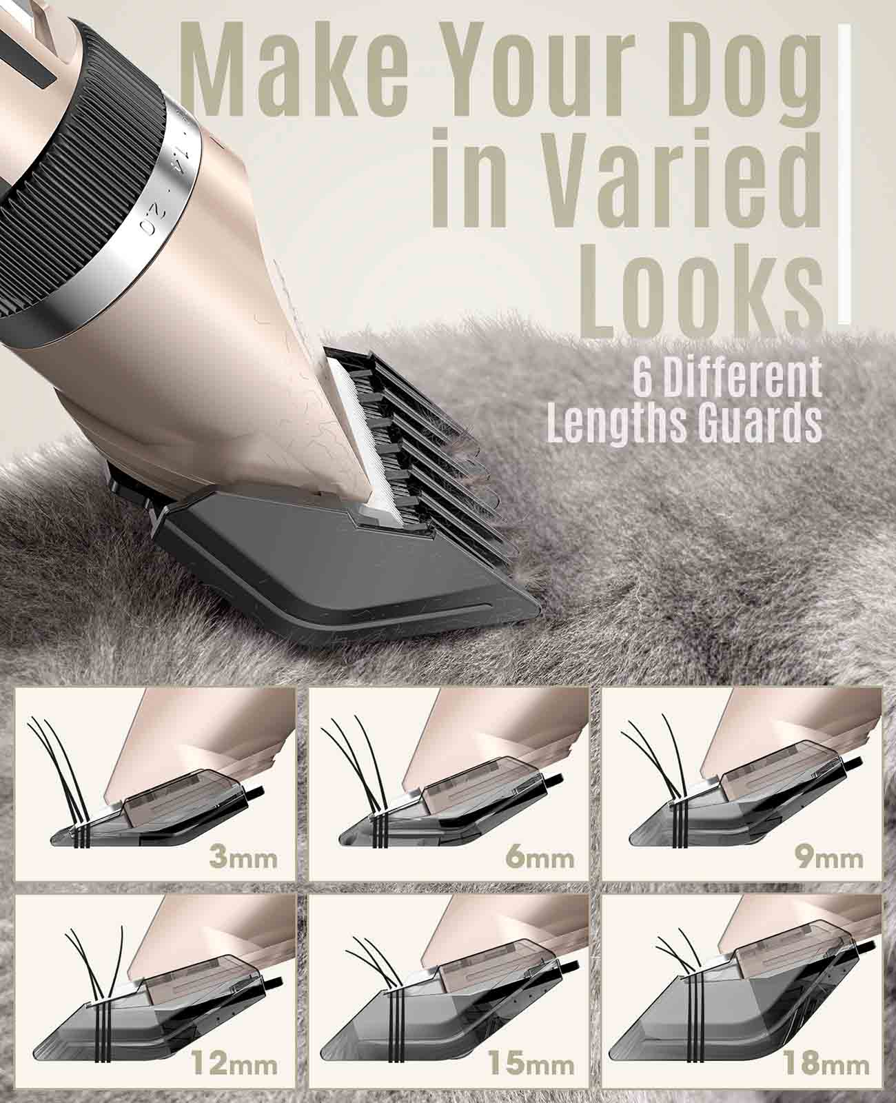 Oneisall P2 Dog Clipper & Dog Grooming Kit