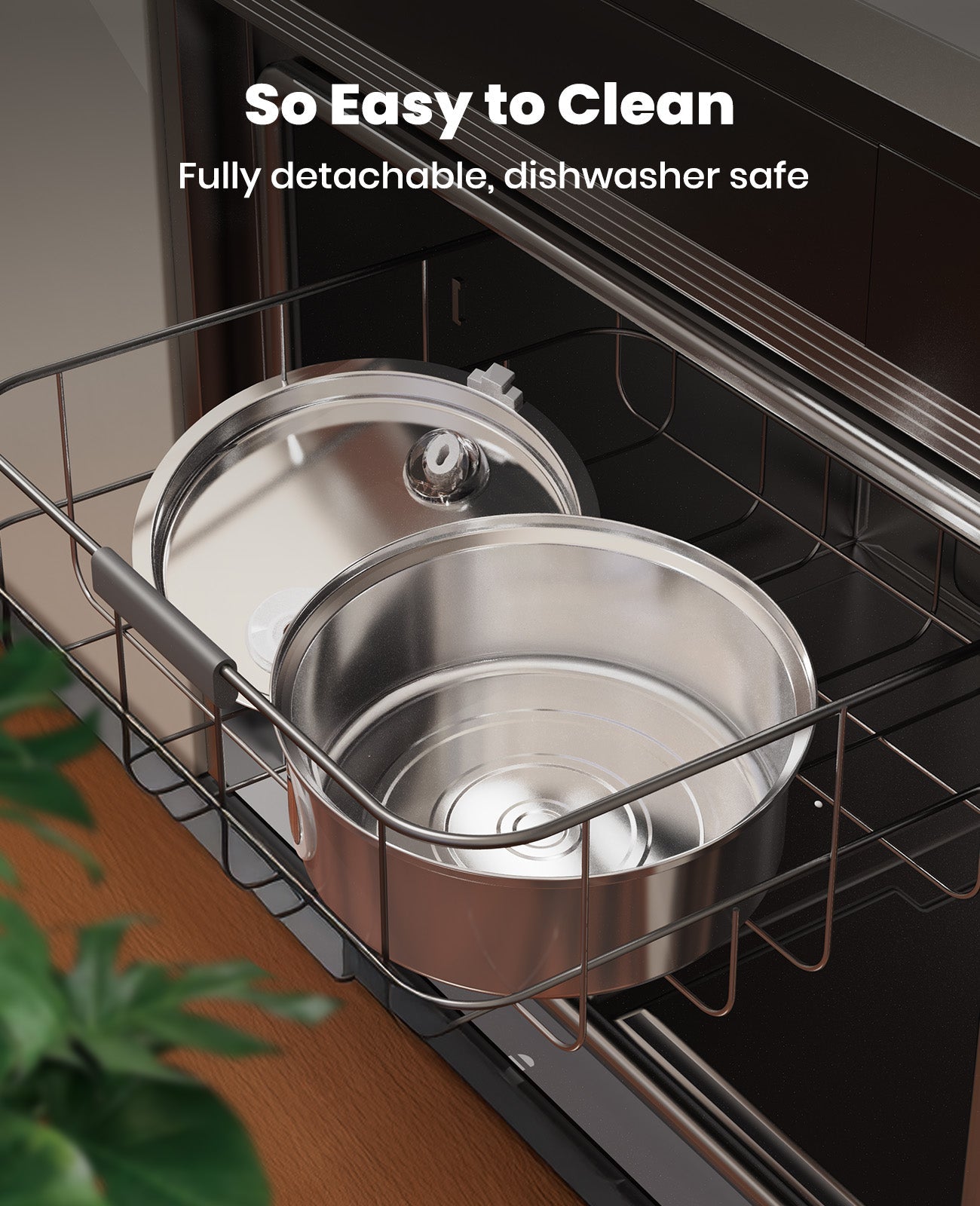 Oneisall 7L Pet Water Fountain with Visual Water Level